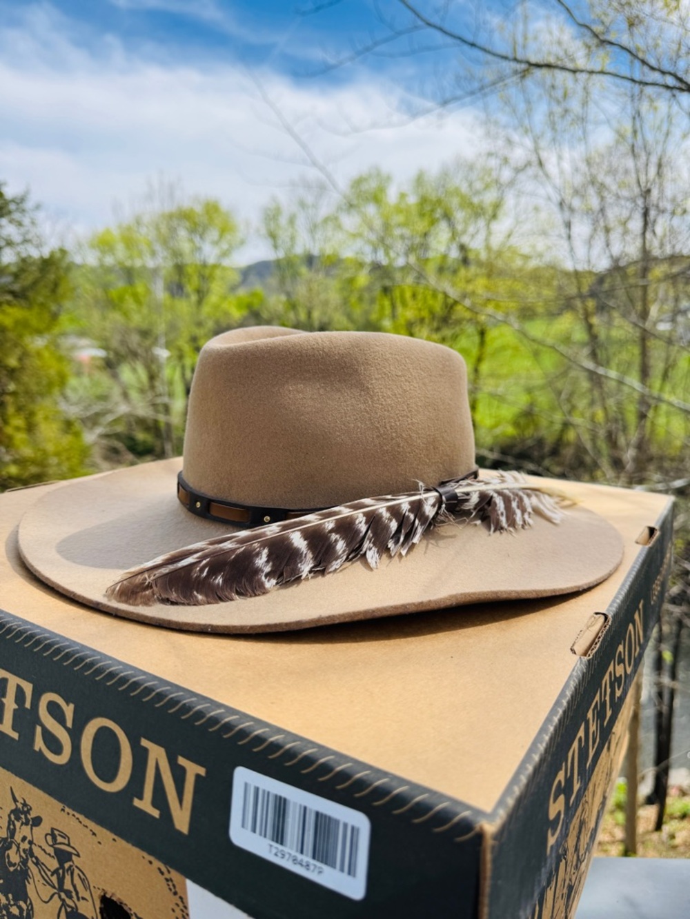 Stetson Stallion XXX Wool Western Cowboy Hat Tan 7 1/4
